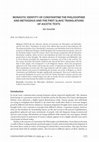 Research paper thumbnail of Monastic Identity of Constantine the Philosopher and Methodius and the First Slavic Translations of Ascetic Texts