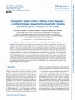 Research paper thumbnail of Atmospheric station Křešín u Pacova, Czech Republic – a Central European research infrastructure for studying greenhouse gases, aerosols and air quality