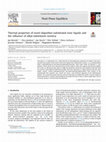 Research paper thumbnail of Thermal properties of novel oligoether-substituted ionic liquids and the influence of alkyl-substituent isomery