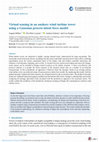 Research paper thumbnail of Virtual sensing in an onshore wind turbine tower using a Gaussian process latent force model