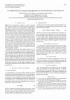 Research paper thumbnail of An adapted dynamic programming algorithm for the identification of moving forces