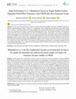 Research paper thumbnail of Multiplexor 4 x 1 de alto rendimiento basado en un transistor de efecto de campo de nanotubos de carbono de pared simple con lógica de transistor de paso similar a CMOS