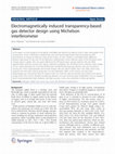 Research paper thumbnail of Electromagnetically induced transparency-based gas detector design using Michelson interferometer