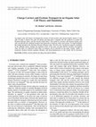 Research paper thumbnail of Charge carriers and excitons transport in an organic solar cell-theory and simulation