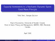 Research paper thumbnail of Capacity Investments in a Stochastic Dynamic Game: Good News Principle