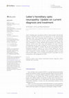 Research paper thumbnail of Leber’s hereditary optic neuropathy: Update on current diagnosis and treatment