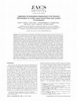 Research paper thumbnail of Application of Isomorphous Replacement in the Structure Determination of a Cubic Liquid Crystal Phase and Location of Counterions