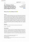 Research paper thumbnail of Are Citizens in Court Impairing Representative Politics? On the Politics of Judicial Rights Protection