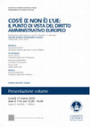 Research paper thumbnail of COS'È (E NON È) L'UNONE EUROPEA: IL PUNTO DI VISTA DEL DIRITTO AMMINISTRATIVO EUROPEO, Università Cattolica, Milano, lunedì 17 marzo 2025, ore 15,30