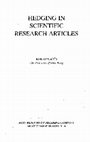 Research paper thumbnail of Hedging in Scientific Research Articles