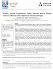 Research paper thumbnail of Achilles Tendon Trephination Versus Peroneus Brevis Tendon Transfer in Total Avulsion Injuries in a Tertiary Hospital