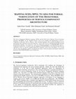 Research paper thumbnail of MAPPING SCDL/BPEL TO ADA FOR FORMAL VERIFICATION OF THE BEHAVIORAL PROPERTIES OF SERVICE-COMPONENT ARCHITECTURE