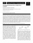 Research paper thumbnail of Unraveling the Biochemical Base of Dahlia Flower Coloration