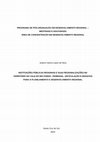 Research paper thumbnail of PROGRAMA DE PÓS-GRADUAÇÃO EM DESENVOLVIMENTO REGIONAL -MESTRADO E DOUTORADO ÁREA DE CONCENTRAÇÃO EM DESENVOLVIMENTO REGIONAL