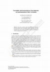 Research paper thumbnail of Traceability and Factorization in Class Diagrams: an Experimentation of their Correlation