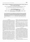 Research paper thumbnail of Effect of Ordered Arrangement of Ce and Zr Ions on Oxygen Storage Capacity of Ceria-Zirconia Solid Solution