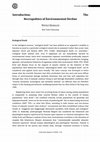 Research paper thumbnail of The Necropolitics of Environmental Decline (Introduction)