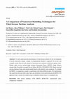 Research paper thumbnail of A comparison of numerical modelling techniques for tidal stream turbine analysis