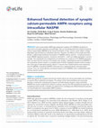 Research paper thumbnail of Enhanced functional detection of synaptic calcium-permeable AMPA receptors using intracellular NASPM