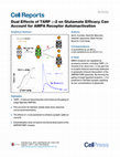 Research paper thumbnail of Dual Effects of TARP γ-2 on Glutamate Efficacy Can Account for AMPA Receptor Autoinactivation