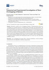 Research paper thumbnail of Numerical and Experimental Investigation of Wave Overtopping of Barriers