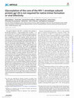 Research paper thumbnail of Glycosylation of the core of the HIV-1 envelope subunit protein gp120 is not required for native trimer formation or viral infectivity