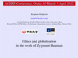 Research paper thumbnail of Ethics and globalisation in the work of Zygmunt Bauman