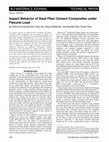 Research paper thumbnail of Impact Behavior of Sisal Fiber Cement Composites under Flexural Load