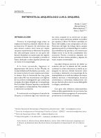 Research paper thumbnail of Entrevista al arqueólogo Luis A. Orquera