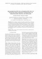 Research paper thumbnail of Realimentación de Aceleración de un Altavoz Para Graves Utilizando un Procesador Digital de Señales // Subwoofer acceleration feedback using a digital signal processor