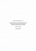 Research paper thumbnail of " Good Governance" In Monetary Policy and the Negative Real Effects of Inflation Targeting In Developing Economies