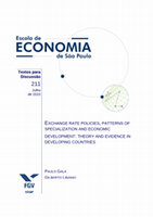 Research paper thumbnail of Exchange Rate Policies, Patterns of Specialization and Economic Development: Theory and Evidence In Developing Countries