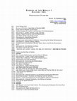 Research paper thumbnail of Syllabus: Europe and the World 1100–1750