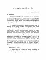 Research paper thumbnail of La producción de sentido en el cine