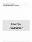 Research paper thumbnail of Ekolojik kavramlar