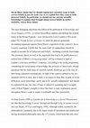 Research paper thumbnail of David Bloor claims that we should explain how scientists come to hold correct beliefs in just the same way as we explain how they come to hold incorrect beliefs. In particular, we should not use current scientific knowledge to explain what brought about correct beliefs in earlier scientists. Assess these claims.