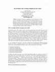 Research paper thumbnail of Shaw, J. P., (2006). The Problem With “Getting It Right the First Time”. Proceedings from EdMedia International Conference (16277). Orlando, Florida.  