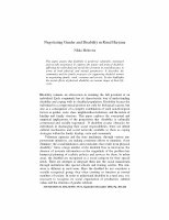 Research paper thumbnail of 	Negotiating Gender & Disability in Rural Haryana, Sociological Bulletin, 2006, 55 (3) :  406 – 426.  