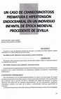 Research paper thumbnail of Un caso de craneosinostosis prematura e hipertensión endocraneal en un individuo infantil de época medieval procedente de Sevilla.