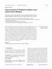 Research paper thumbnail of Improvements of TArgeted multiplex mass spectrometry IMaging