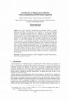 Research paper thumbnail of Classification of Filipino Speech Rhythm Using Computational and Perceptual Approach