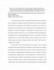 Research paper thumbnail of The Promise of the Foreign: Nationalism and the Technics of Translation in the Spanish Philippines [Book Review]