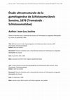 Research paper thumbnail of Étude ultrastructurale de la gamétogenèse de Schistosoma bovis Sonsino, 1876 (Trematoda : Schistosomatidae)