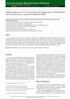 Research paper thumbnail of Wild food plant use in 21st century Europe: the disappearance of old traditions and the search for new cuisines involving wild edibles