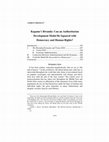 Research paper thumbnail of Kagame’s Rwanda: Can an Authoritarian Development Model be squared with Democracy and Human Rights?