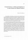 Research paper thumbnail of (2001) "Creación léxica y estética posmoderna en la obra literaria de Manuel Pacheco" Revista de estudios extremeños, 57(2): 421-438.