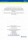 Research paper thumbnail of Financial Exclusion and Strategic Corporate Social Responsibility: A Missing Link in Sutainable Finance Discourse?