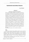 Research paper thumbnail of Kapitalizmde Zaman-Mekan Sıkışması