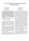 Research paper thumbnail of M. K. Kundu and  J. Mondal "A Novel Technique for Automatic Abrupt Short Detection"  Proc. International Conference on Communication, Devices and Intelligent Systems (CODIS 2012),pp. 628-631 2012