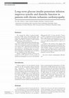 Research paper thumbnail of Long-term glucose insulin potassium infusion improves systolic and diastolic function in patients with chronic ischaemic cardiomyopathy